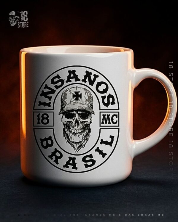 Caneca Brasão Insanos Mc