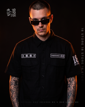 Work Shirt Manga Curta