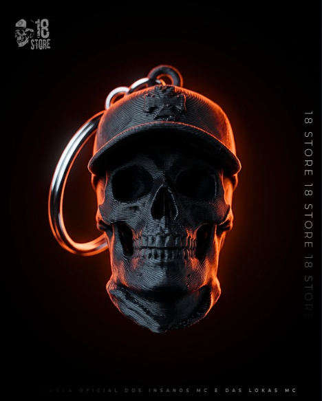 Chaveiro Caveira Diversos